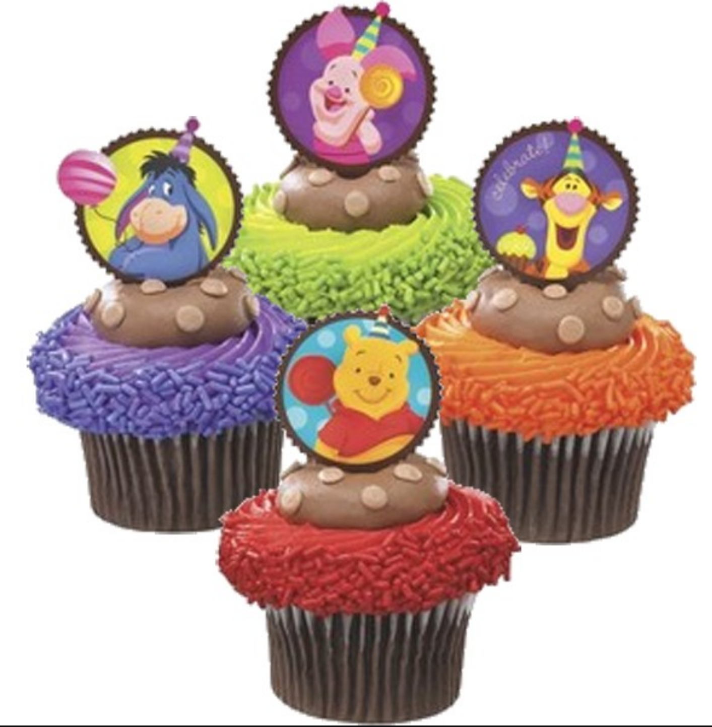 Winnie the Pooh Birthday Party Cupcake Cake Pics
