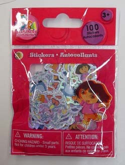 Dora Die Cut Mini Stickers, 100 PCS