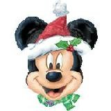 Mickey Mouse Santa Head Balloon