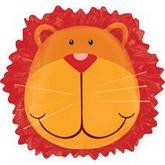 24" Jungle Animals Lion Head SuperShape Foil Balloon