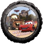 18" Car & Mater Happy Birthday Foil Balloon
