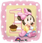 18" Minnie 1st Birthday Balloon