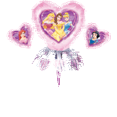 9" Disney Princess Heart Balloon