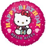 18" Hello Kitty Happy Birthday Balloon