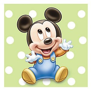 Mickey Mouse 1st Birthday Beverage Napkins