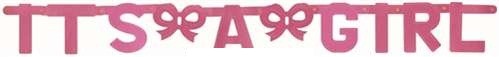 It's A Girl Baby Shower Banner