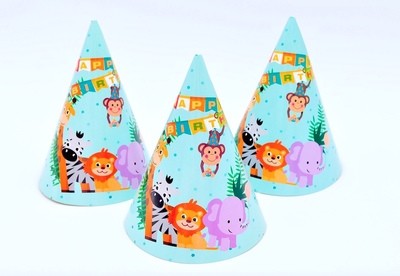 Jungle Animal Party Hats