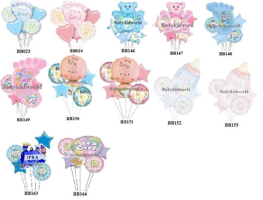 Baby Shower Balloon Package 3  ★FREE Baby bodysuite 