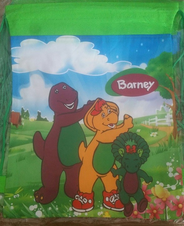 Barney and Friends Drawstring Bag