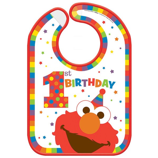 Elmo Turn One 1st Birthday Bib