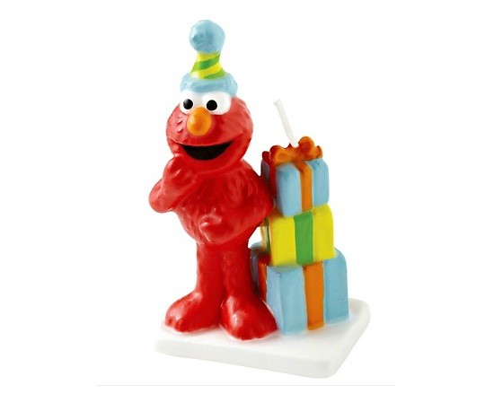 Elmo Birthday Cake Candle 3in