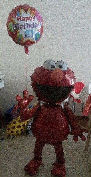 Elmo Airwalker Balloon Bouquet