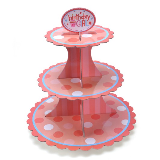 Birthday Girl Cupcake Stand