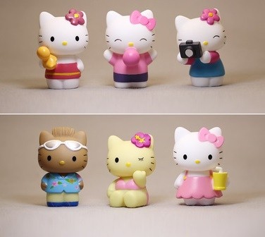 Hello Kitty 6pcs Figure Topper Set