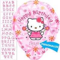 18in PERSONALIZE IT! Hello Kitty Balloon
