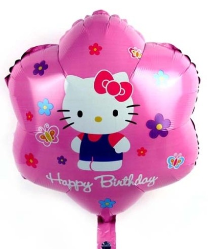18" Hello Kitty Happy Birthday Balloon