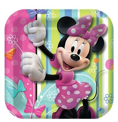 Minnie Mouse 7in Plates 8pcs
