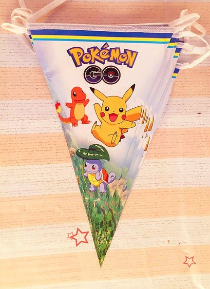 Pokemon Happy Birthday Flag Banner