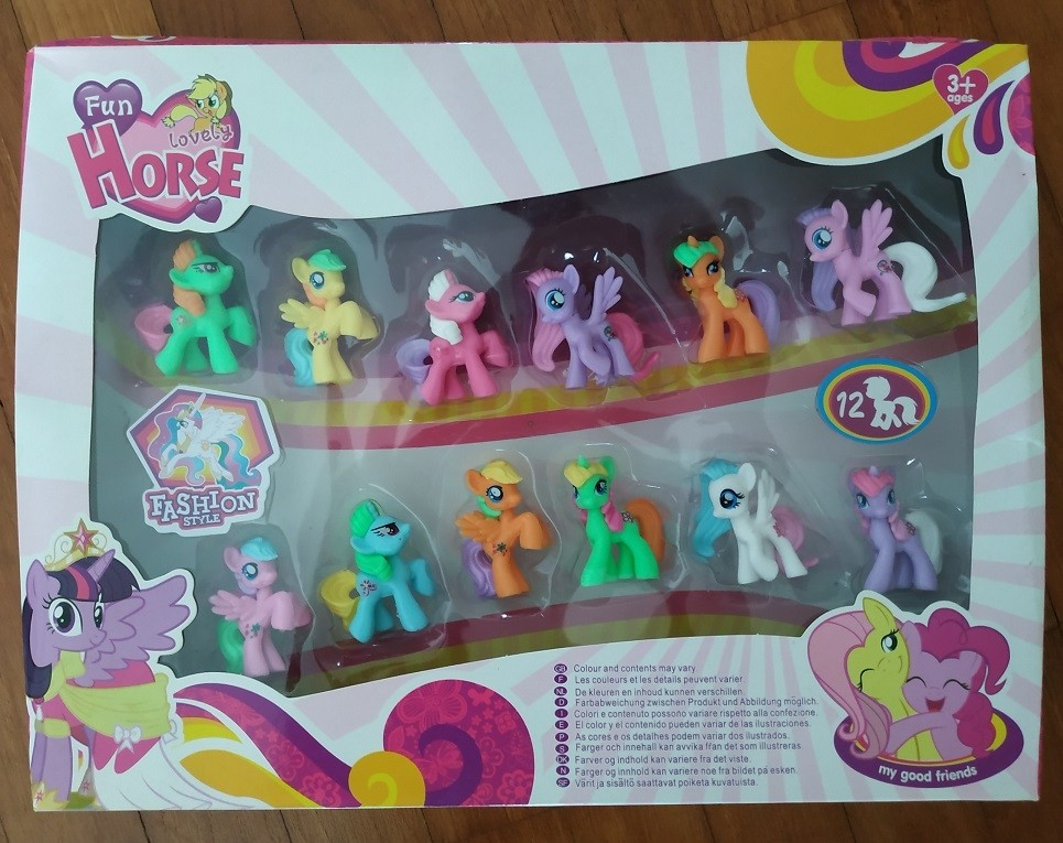 Little Pony 12 pcs Figure Topper Box Set