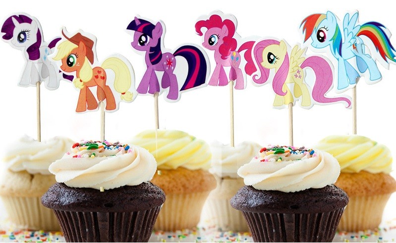 My Little Pony Cupcake Pics 12pcs 