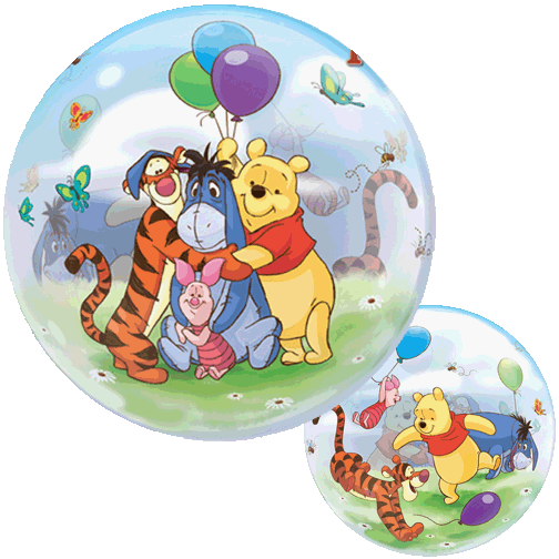 22in BUBBLES My Friends Tigger & Winnie the Pooh Balloon