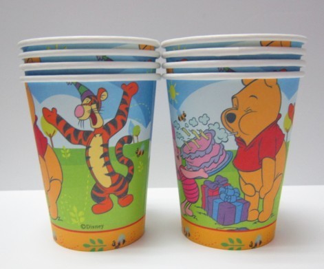 Pooh Paper Cups
