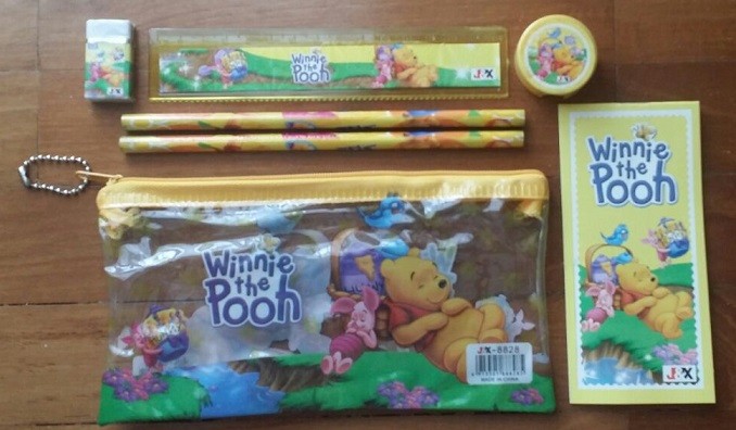 Winnie the pooh 7pcs stationary set