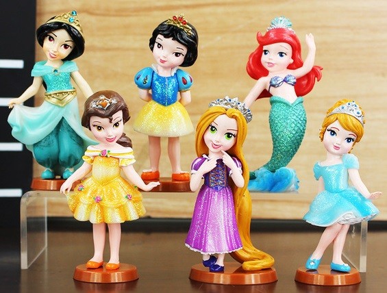 Disney Princess 6pcs Figurine Topper