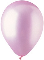 12" Pearl Pink Colour Latex Balloons
