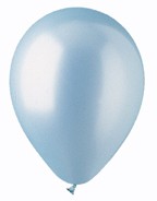 12" Pearl Light Blue Colour Latex Balloons