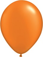 12" Pearl Orange Colour Latex Balloons