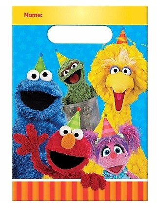 Sesame Street Favor Bags 8pcs