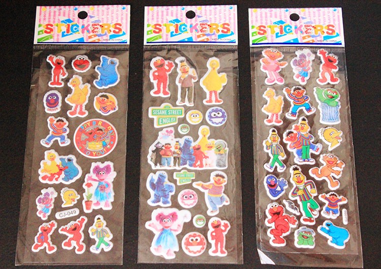 Sesame Street Stickers, 6 sheets