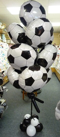 Soccer Ball Balloon Bouquet