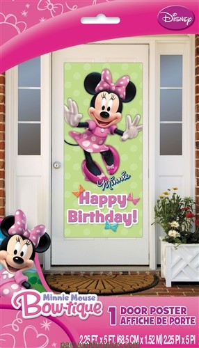Minnie Mouse Birthday Party Door Banner