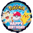 18in Pokemon Happy Birthday Foil Balloon