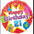 Happy 21st Balloon