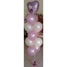 1 Foil with 10 latex Balloon Bouquet