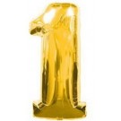 30" Gold Number 1 Foil Balloon