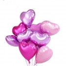 9pcs Heart Shaped Balloon Bundle
