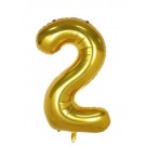 40" Gold number 2 Balloon