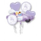 Just Married Couple Balloon Bouquet