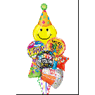 Smiley Balloon Bouquet