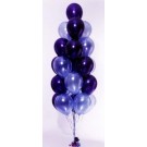 Purple and Clear Balloon Bouquet