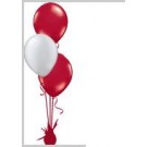 Red & White Balloon Bouquet