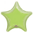 18" Lime Green Star Balloon