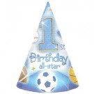 1st Birthday All Star Paper Cone Hats