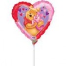9in Winnie the Pooh Hug (Heart) Balloon