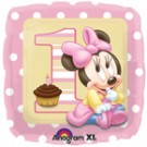18" Minnie 1st Birthday Balloon