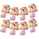 Minnie Mouse 1st Birthday Blowouts 8ct